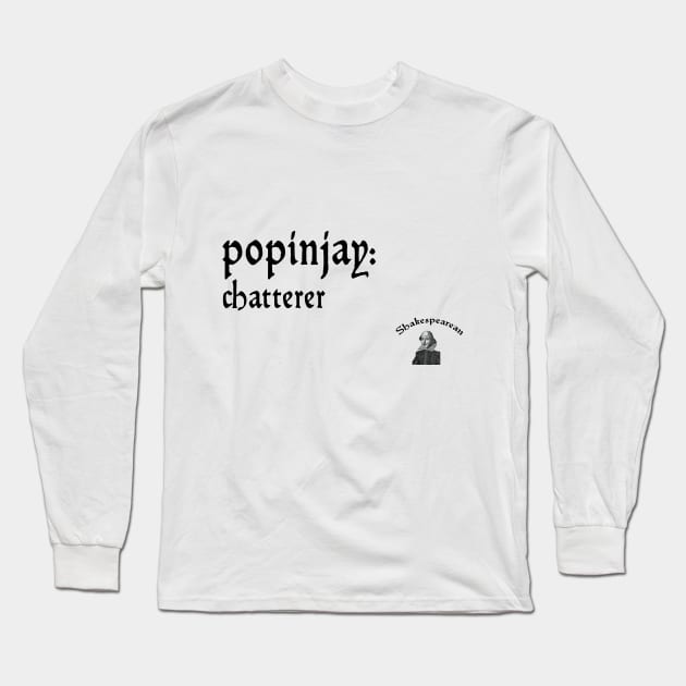 Popinjay Long Sleeve T-Shirt by Shakespearean